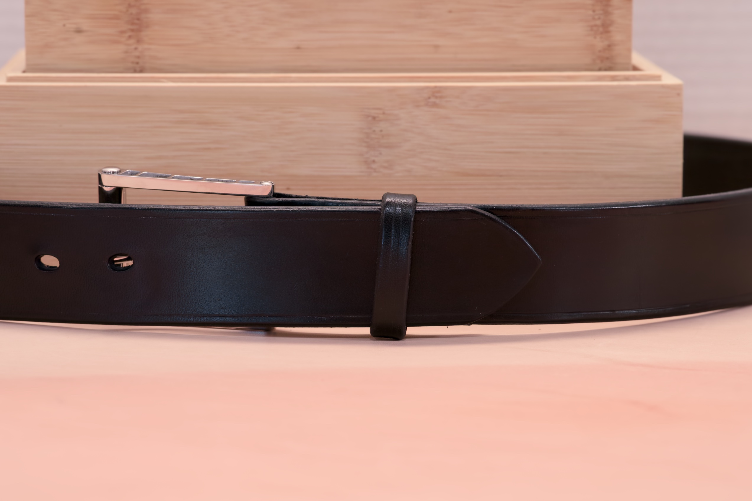 Troon Traditional Leather Belt - Image 2